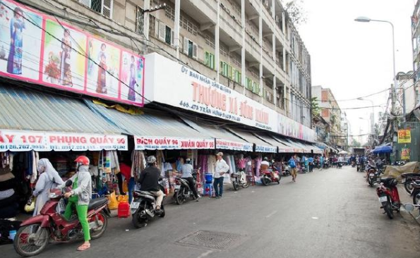 Soai Kinh Lam Fabric Market in Ho Chi Minh