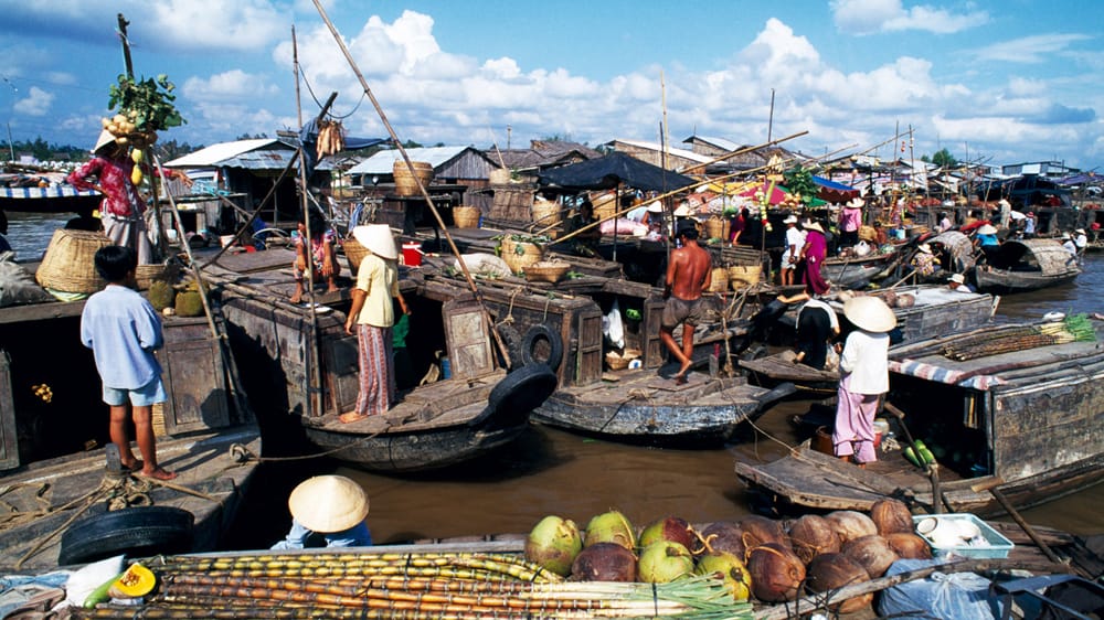 Floating Markets in Vietnam - Cai Rang Floating Market