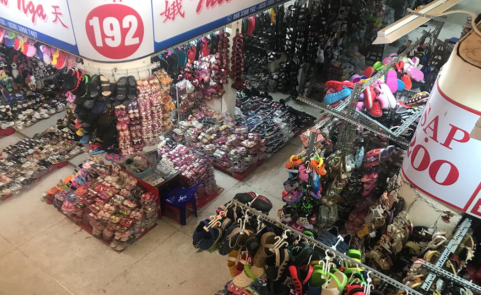 Shoe Markets in Vietnam - Binh Tay Market