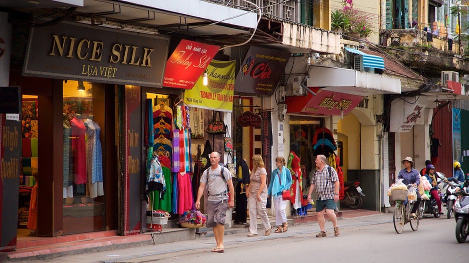Hanoi Silk Street - Vietnam Silk Market
