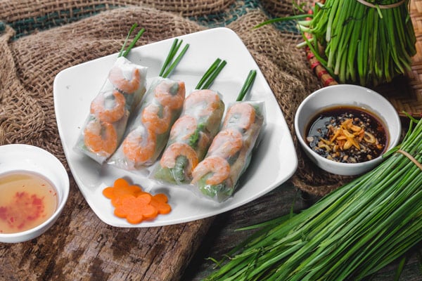 Goi Cuon - Fresh Spring Rolls in Ho Chi Minh