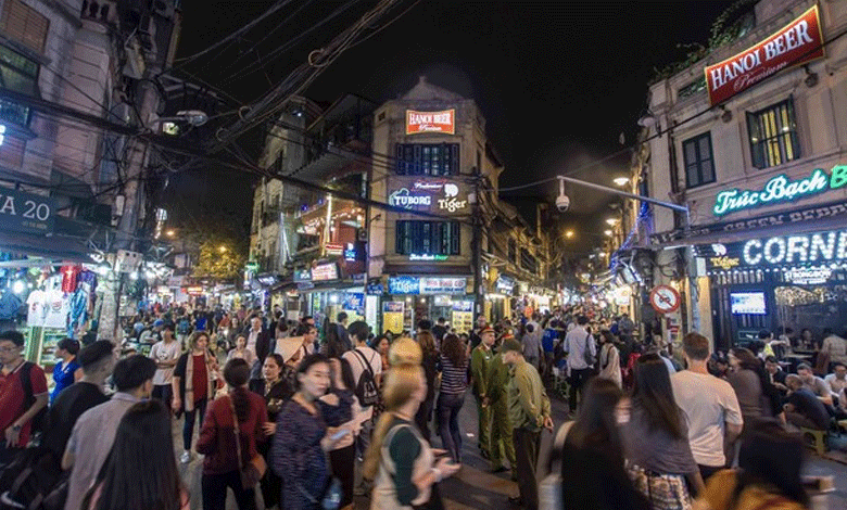 Hanoi Old Quarter at Night