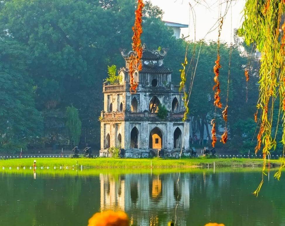 Hoan Kiem Lake in Hanoi