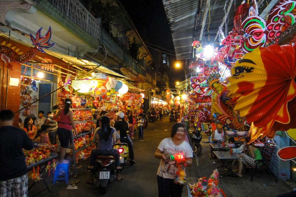 Luong Nhu Hoc Lantern Streets in Cho Lon