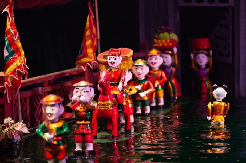 Water Puppet Show in Hanoi